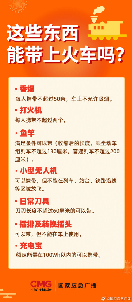 这些东西能带上火车吗？乘坐火车能带哪些“油”？