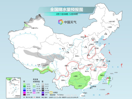 今天我国阴雨范围缩减 明起南方将再迎新一轮降水