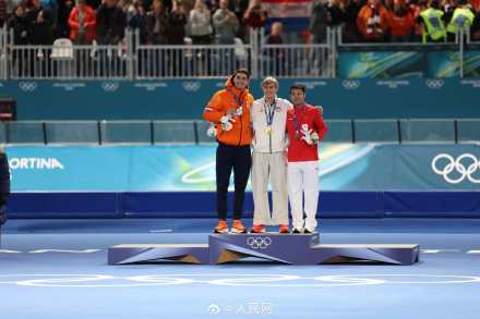 宁忠岩夺得男子速滑1000米铜牌