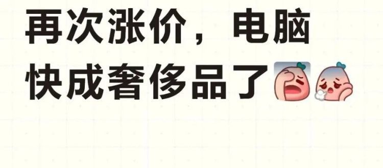集体涨价！一晚上就涨了好几百元，网友：电脑快成奢侈品了