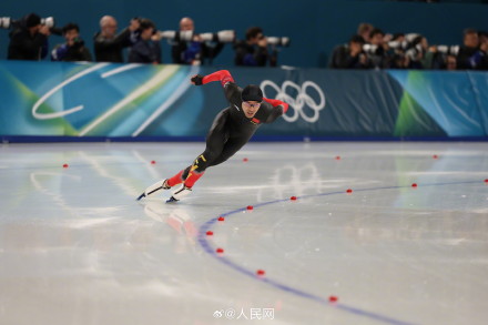 宁忠岩夺得男子速滑1000米铜牌