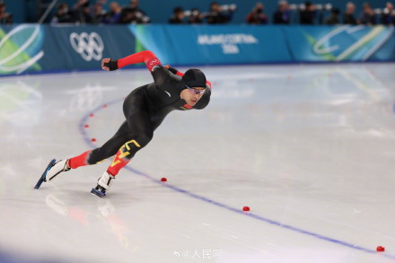 宁忠岩夺得男子速滑1000米铜牌