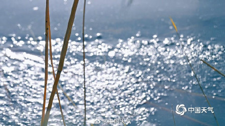 北京暖意渐浓奥森冰层逐渐消融