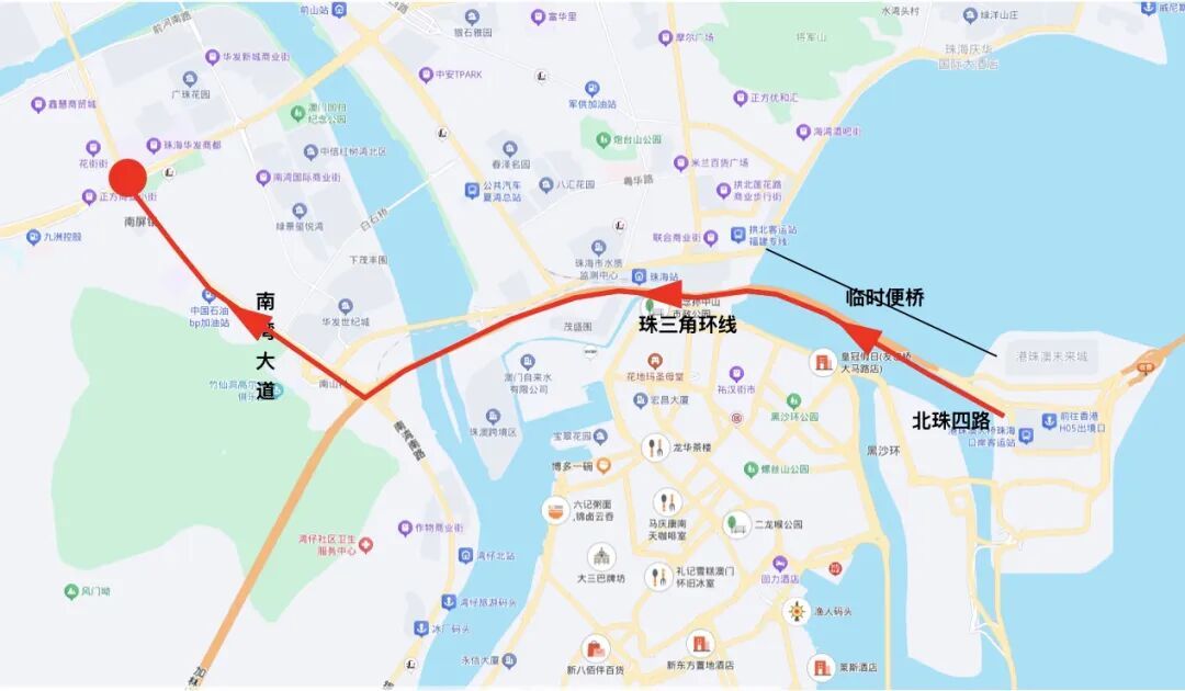 港珠澳大桥珠海口岸临时施工便桥将正式停用 港珠澳大桥珠海口岸临时施工便桥将正式停用