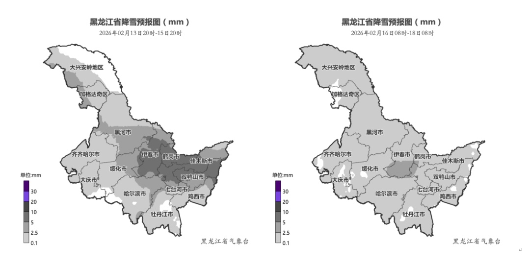 春节假日黑龙江多弱雨雪天气 道路交通气象风险较高 春节假日黑龙江多弱雨雪天气 道路交通气象风险较高