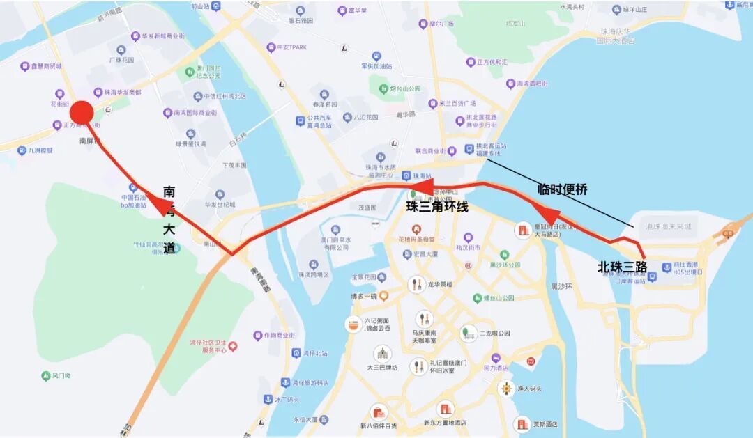 港珠澳大桥珠海口岸临时施工便桥将正式停用 港珠澳大桥珠海口岸临时施工便桥将正式停用