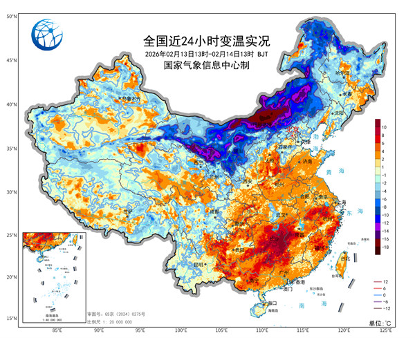 局地降温超20℃！春节前寒潮来袭，冷暖快速切换，暴雪大雨也上线