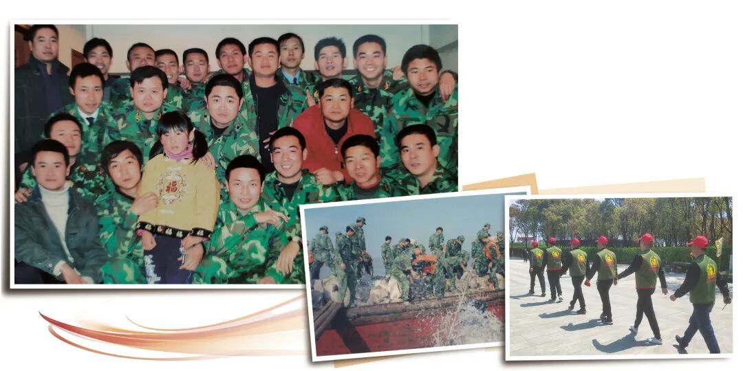 35个“兵爸爸”和他们的爱心接力团
