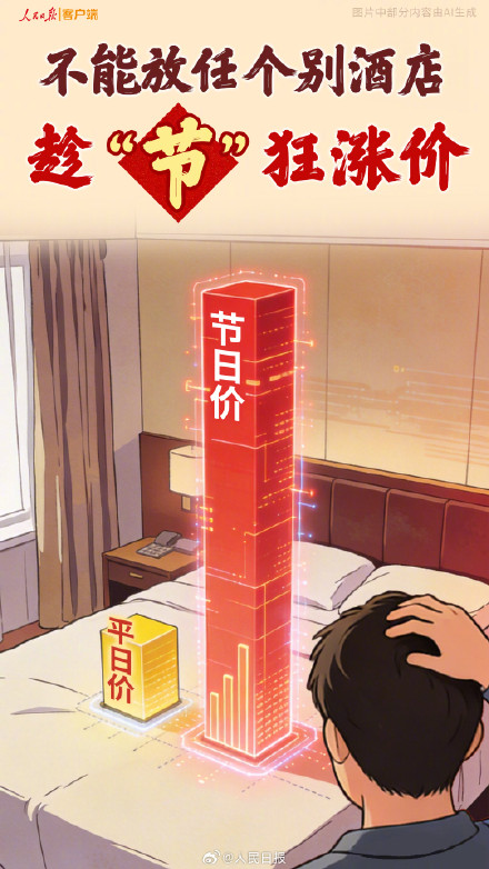人民锐评：不能放任个别酒店趁节狂涨价