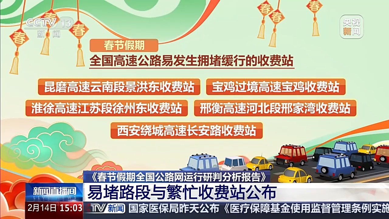 春节假期公路网运行情况如何？一文了解，顺畅出行