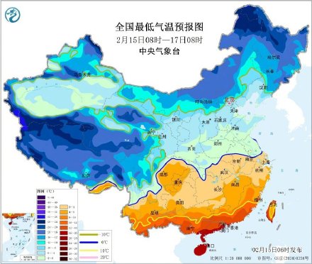 内蒙古东北地区等地出现大幅降温 寒潮雨雪继续影响中东部