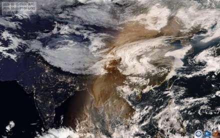 内蒙古东北地区等地出现大幅降温 寒潮雨雪继续影响中东部