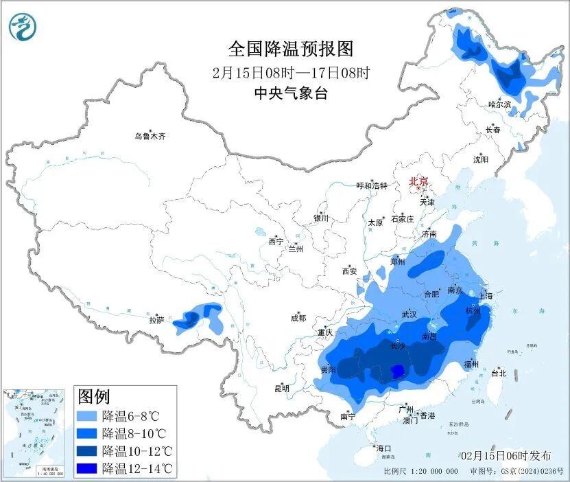 假期第一天的你在返乡路上？注意大雾天气！寒潮给这些地区带来大风、降温、阴雨雪天气↓↓↓