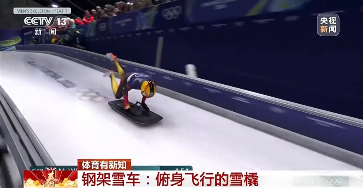 歪头就能控制方向 一文详解“贴地飞行”的钢架雪车