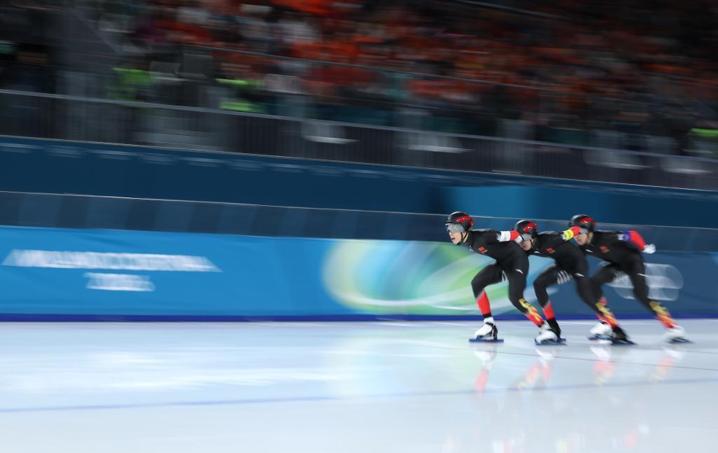 冬奥会|速滑综合:中国队首次闯进冬奥会男子团体追逐四强 冬奥会|速滑综合:中国队首次闯进冬奥会男子团体追逐四强