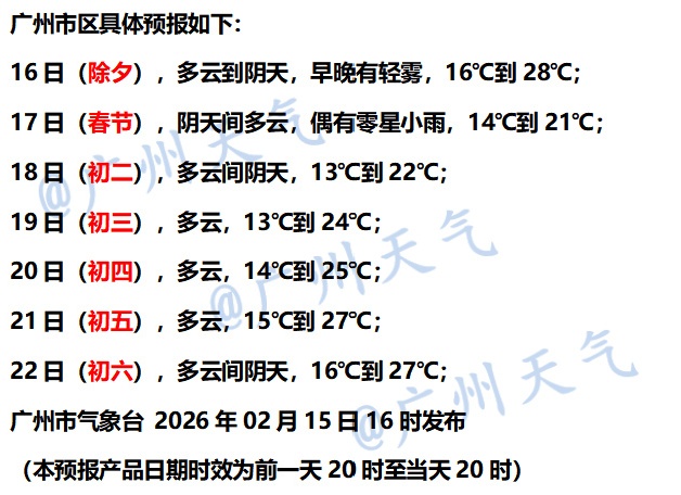 除夕到!广东白天气温舒适,冷空气今日开始影响广州 除夕到!广东白天气温舒适,冷空气今日开始影响广州