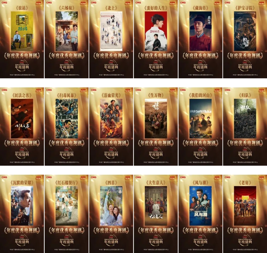 杨幂、孙俪获视后，于和伟、郭京飞获视帝！中国电视剧年度盛典多项荣誉揭晓