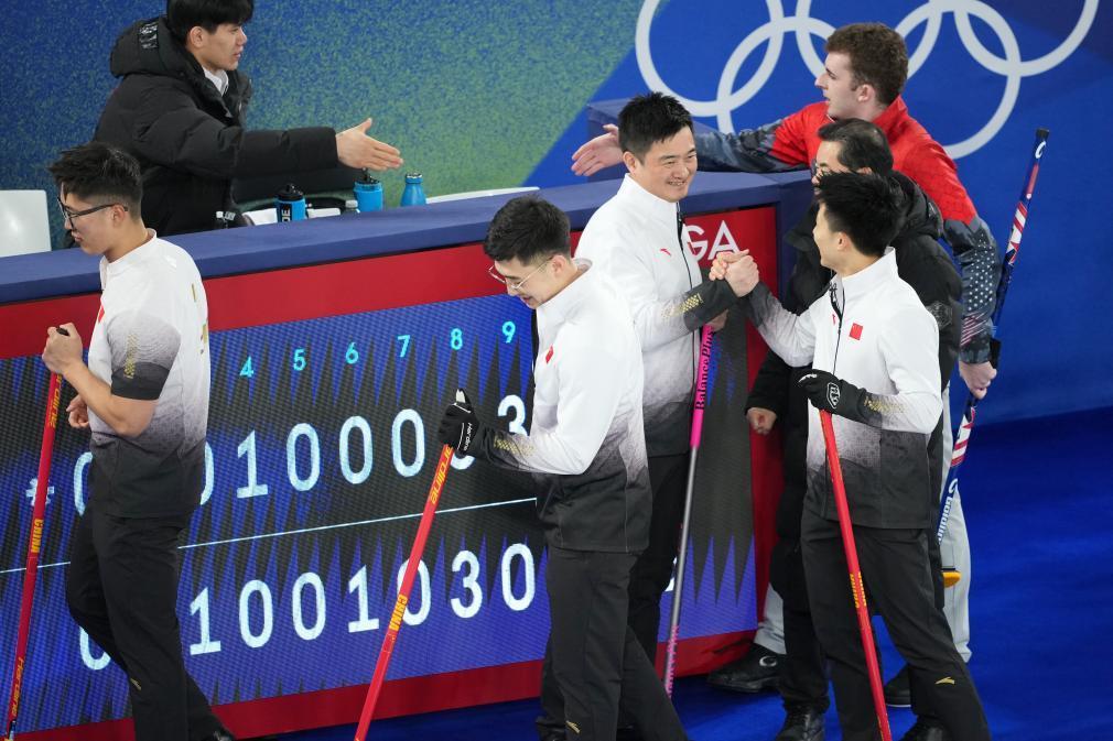 冬奥会 | 中国男子冰壶队击败美国获两连胜