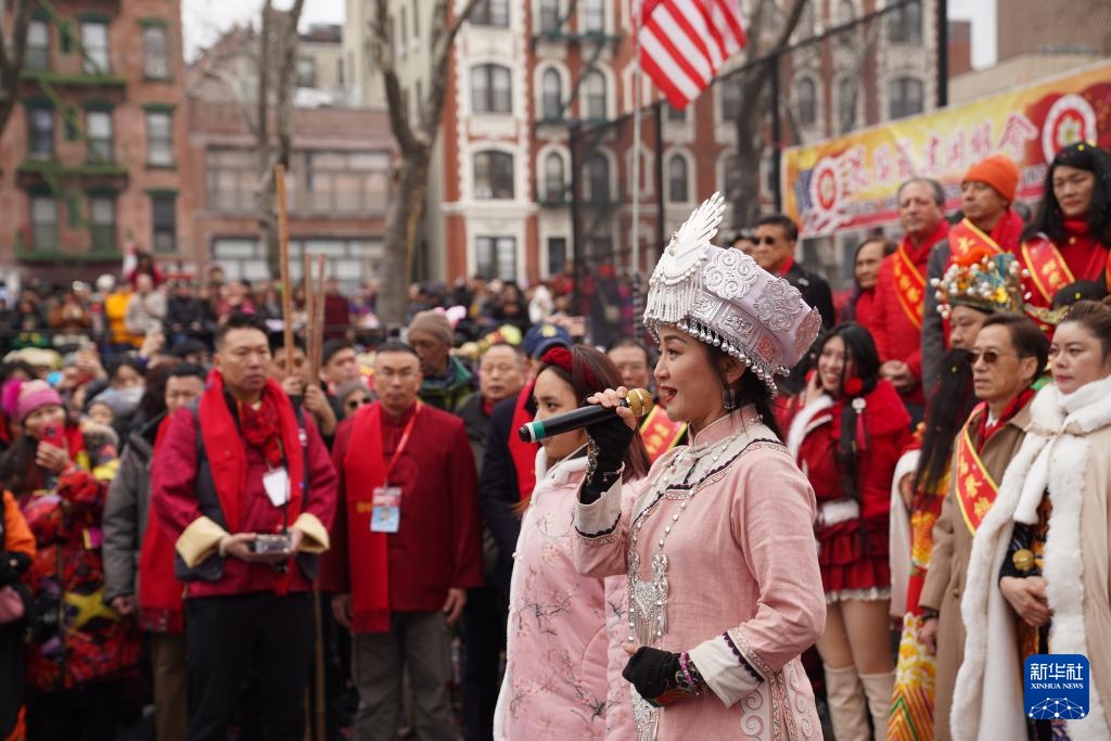 纽约新春庙会年味浓 纽约新春庙会年味浓