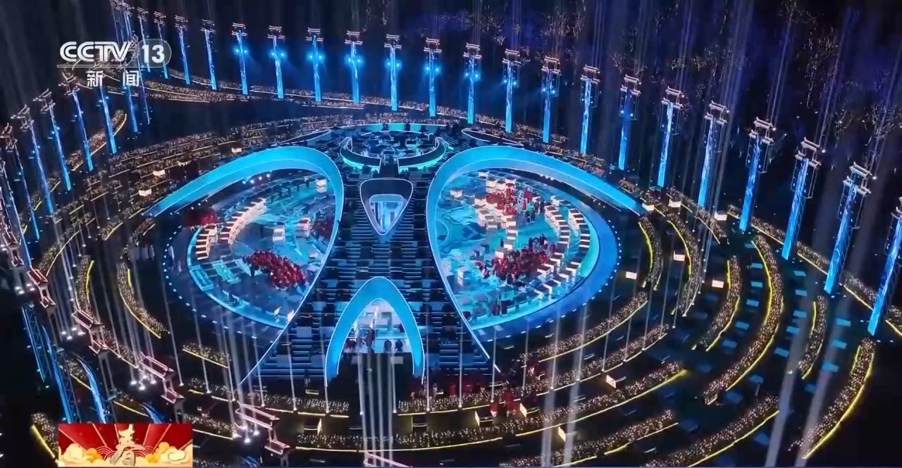 满满科技感 揭秘春晚合肥主舞台“皖美之瞳”设计巧思