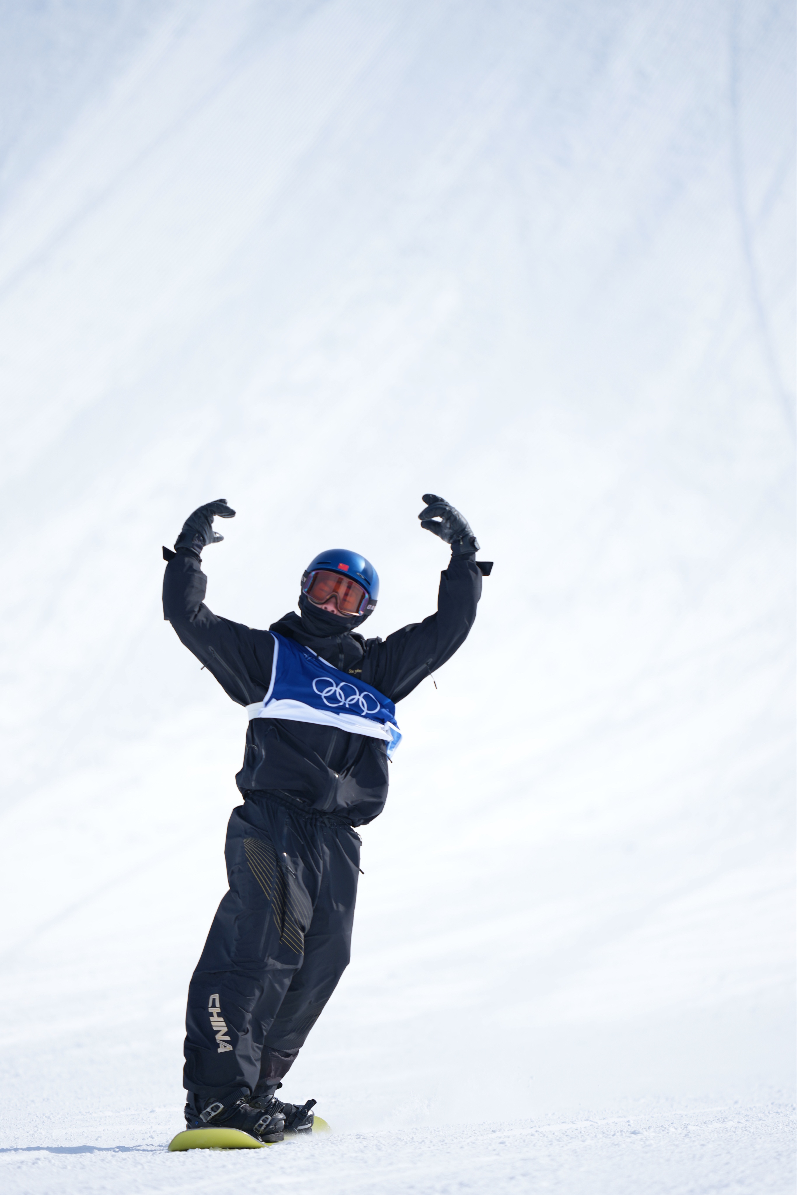 首金来了！单板滑雪坡面障碍技巧苏翊鸣问鼎