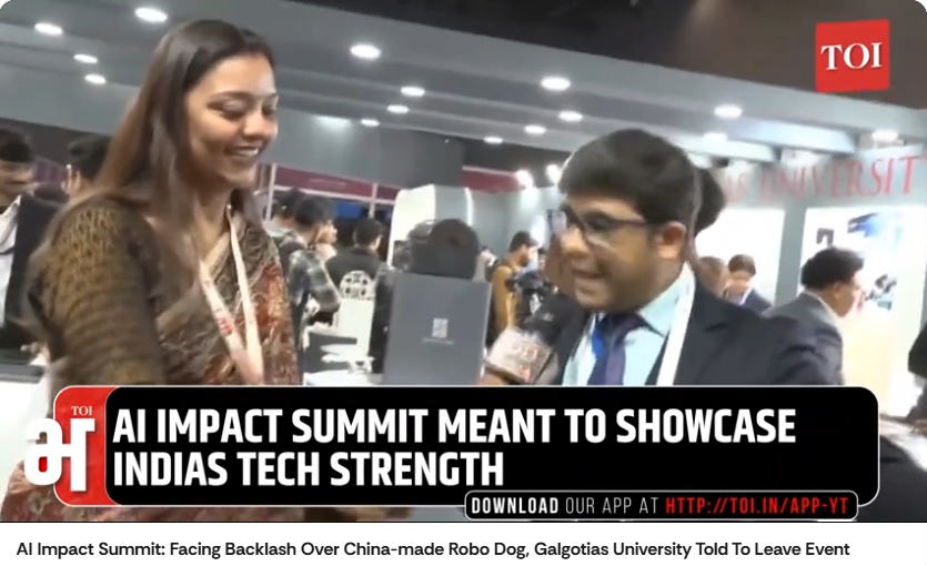 买中国机器狗冒充自研,印度一大学被抓包了 买中国机器狗冒充自研,印度一大学被抓包了