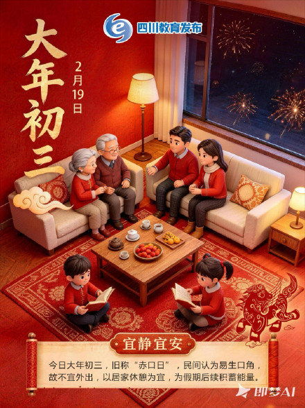 大年初三,宜静宜安! 大年初三,宜静宜安!