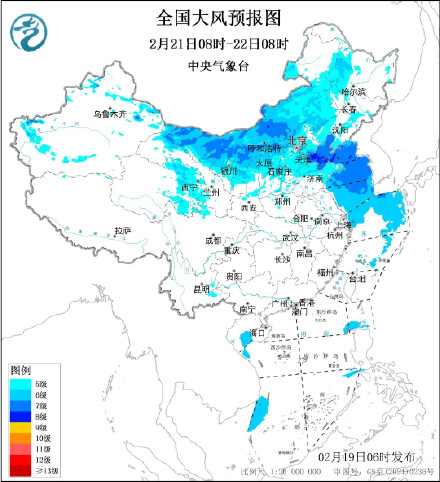 具有一定极端性！注意初五那天北方多地风很大
