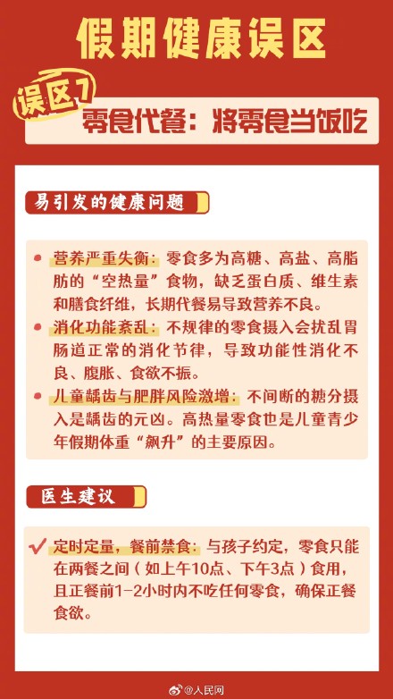 注意！假期里这些习惯正在偷走你的健康