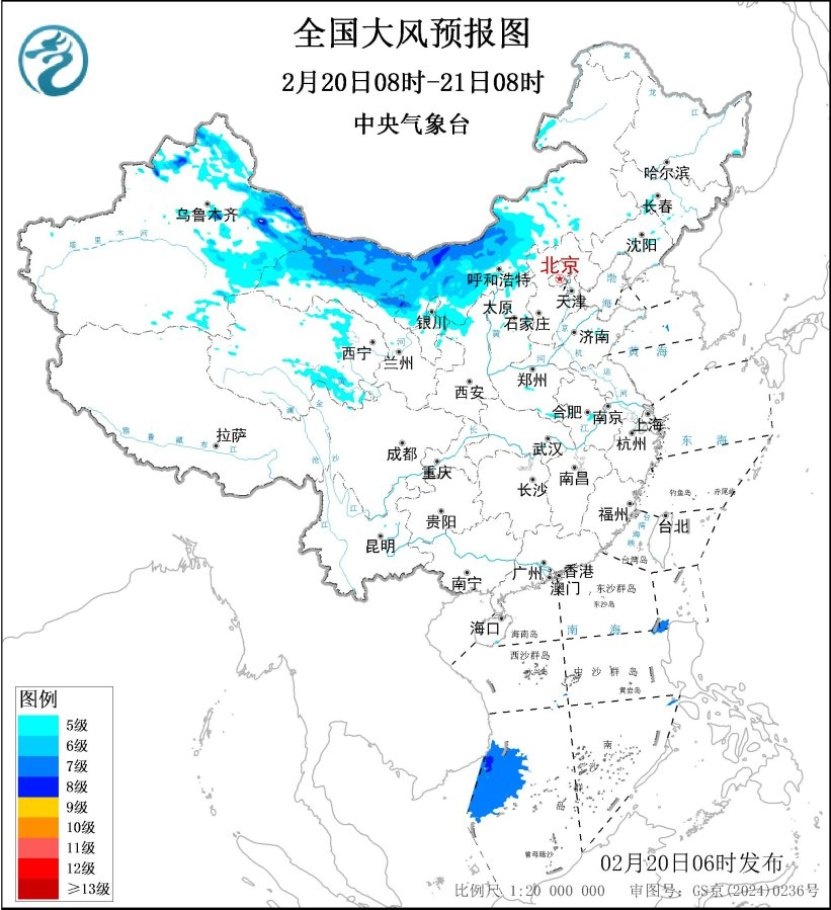中央气象台连发双预警，春节初四至初六北方大风沙尘来袭