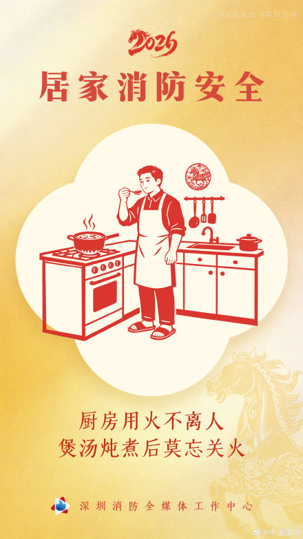 马年春节居家防火图鉴 马年春节居家防火图鉴