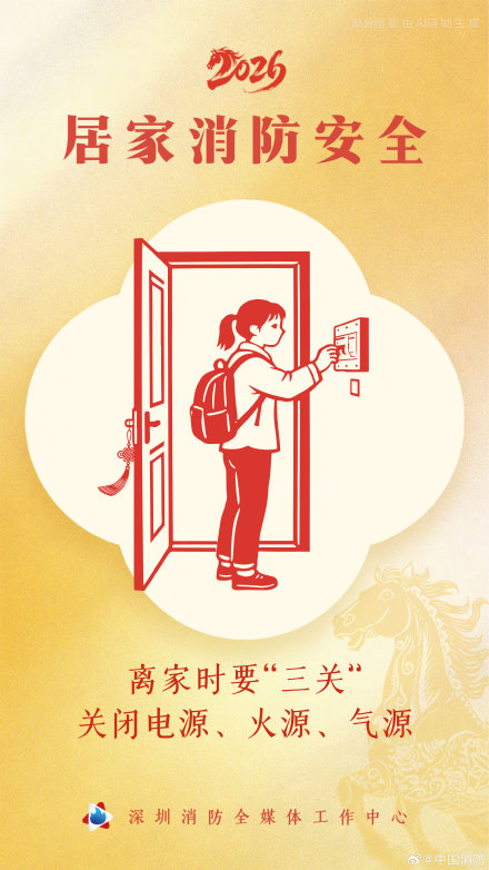 马年春节居家防火图鉴 马年春节居家防火图鉴