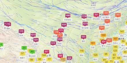 沙尘或将推进到长江中下游