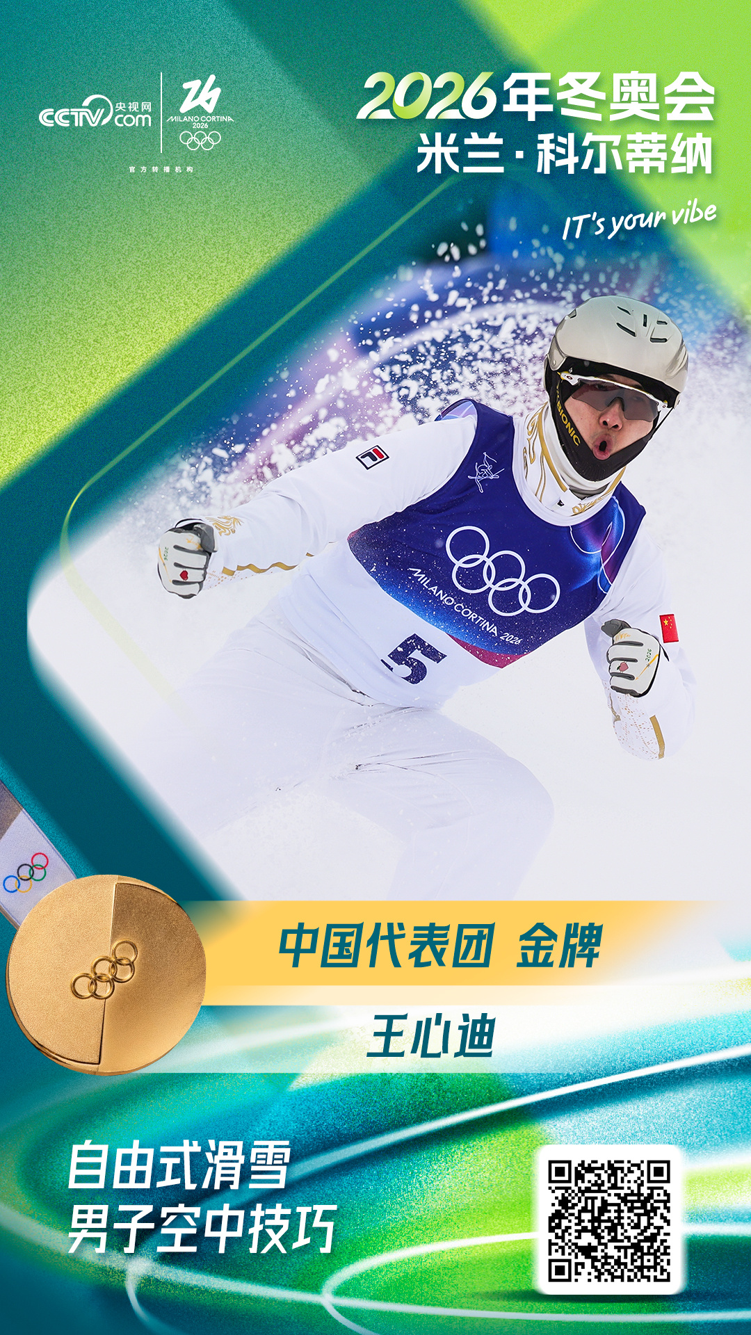 自由式滑雪男子空中技巧 王心迪夺冠李天马摘铜 自由式滑雪男子空中技巧 王心迪夺冠李天马摘铜