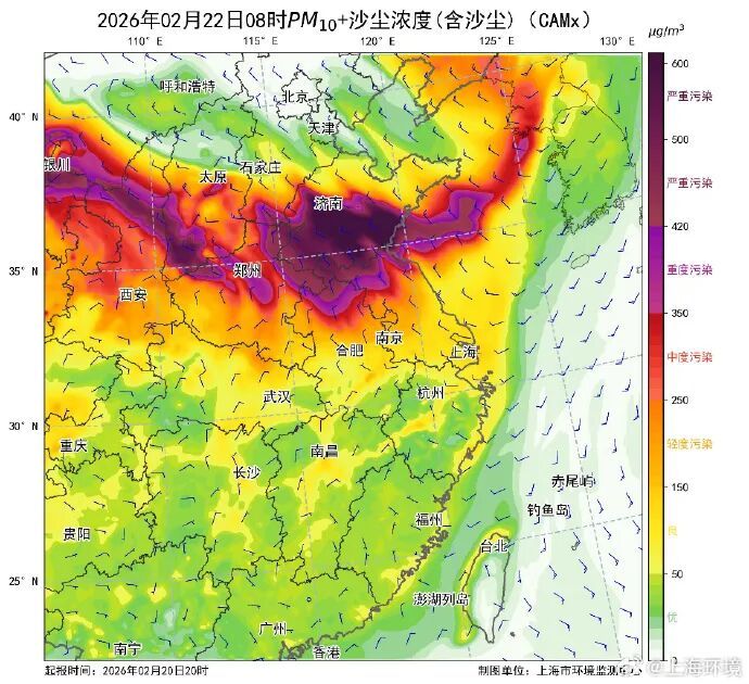 注意！冷空气、沙尘今天中午起影响上海