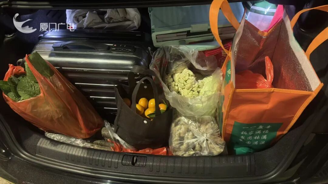 “妈，真的装不下了！”后备箱被爸妈塞了 “半个菜市场”，全国同款返程太真实了……