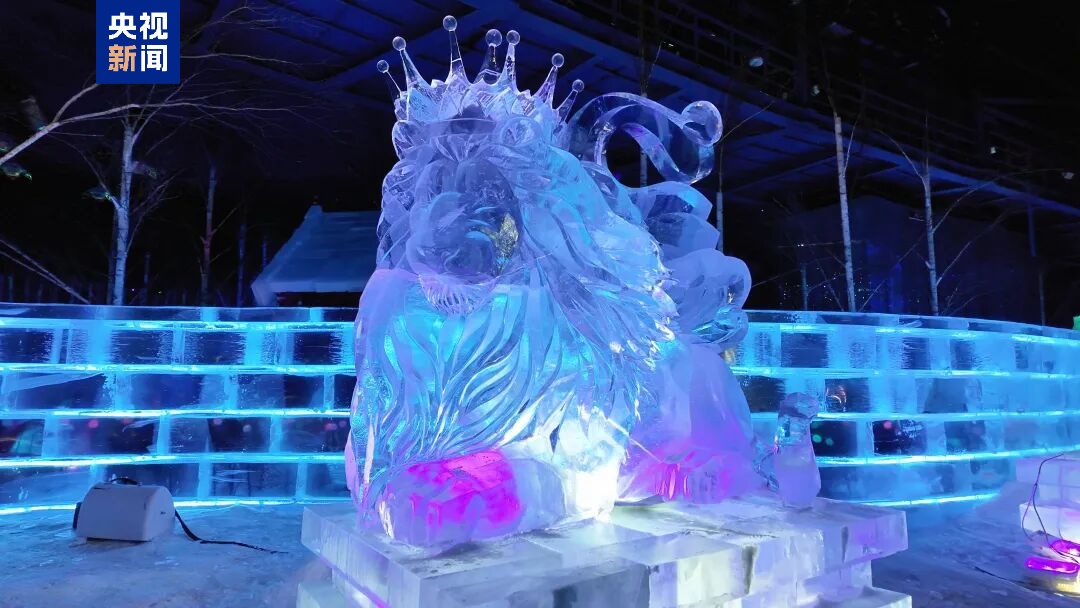 哈尔滨冰雪大世界梦幻冰雪馆今日开园