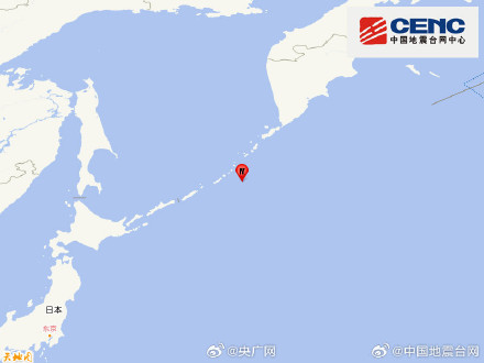 千岛群岛5.8级地震