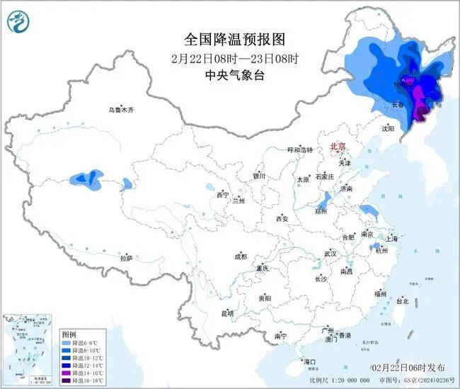 中央气象台四预警齐发！四川日最高气温下降6—8°C，这些地方将下雨下雪→