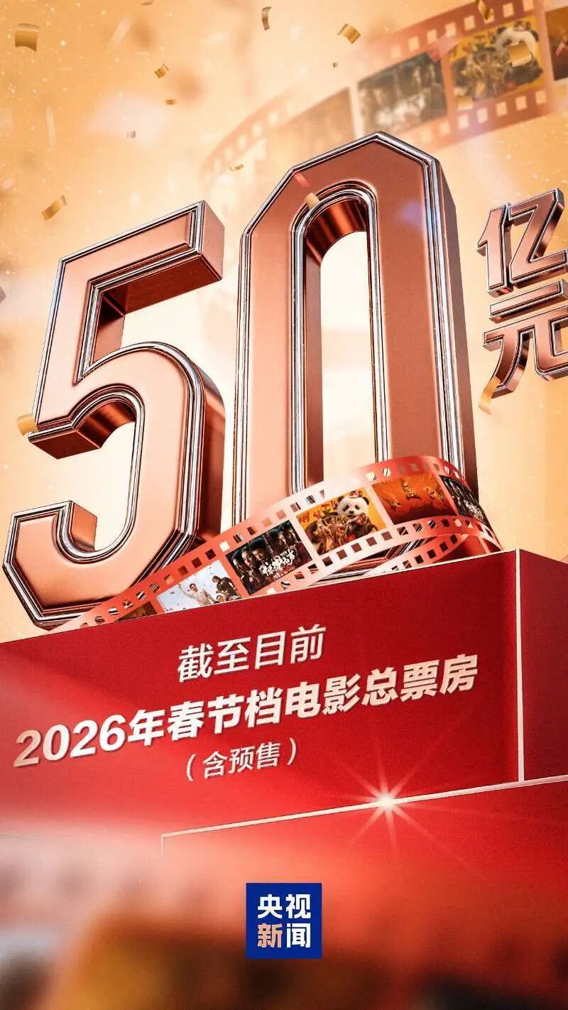 总票房，破50亿！