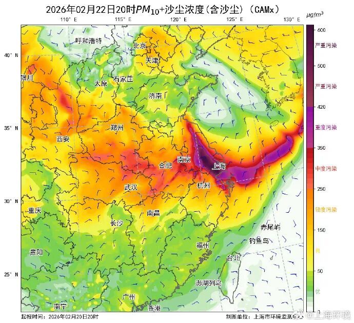 注意！冷空气、沙尘今天中午起影响上海