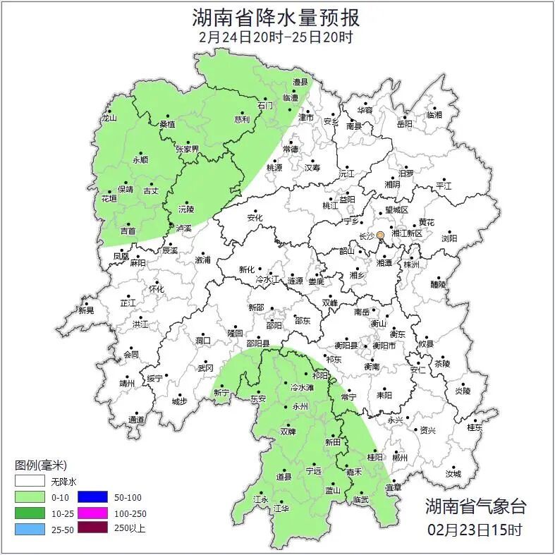 湖南多地将迎中到大雨，局地暴雨并伴有雷暴大风、小冰雹