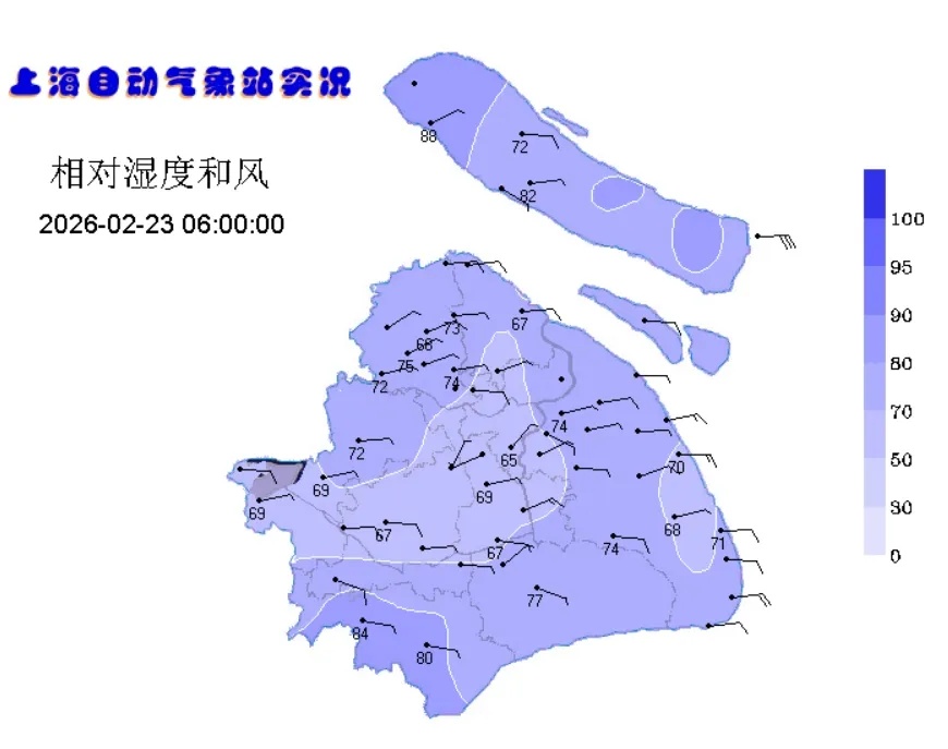 冷空气已抵沪，多区预警高挂！今夜有风雨，返沪要注意→