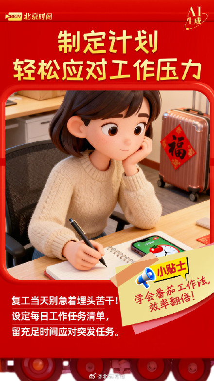 明日复工！7大绝招 助您轻松切回工作模式