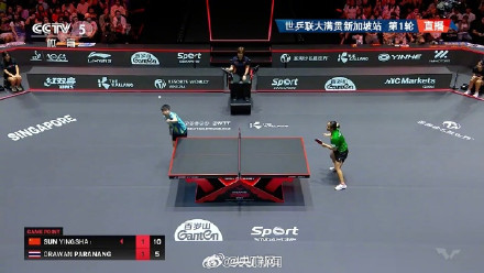 孙颖莎开门红顺利晋级