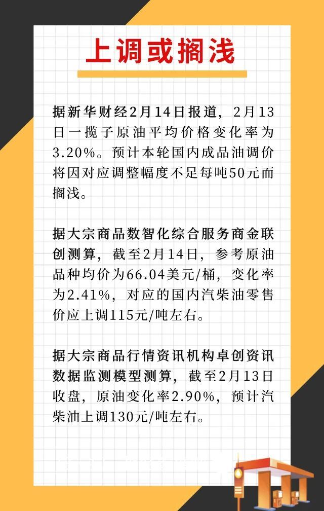 节后上班首日趁早加油!今晚油价或迎“三连涨” 节后上班首日趁早加油!今晚油价或迎“三连涨”