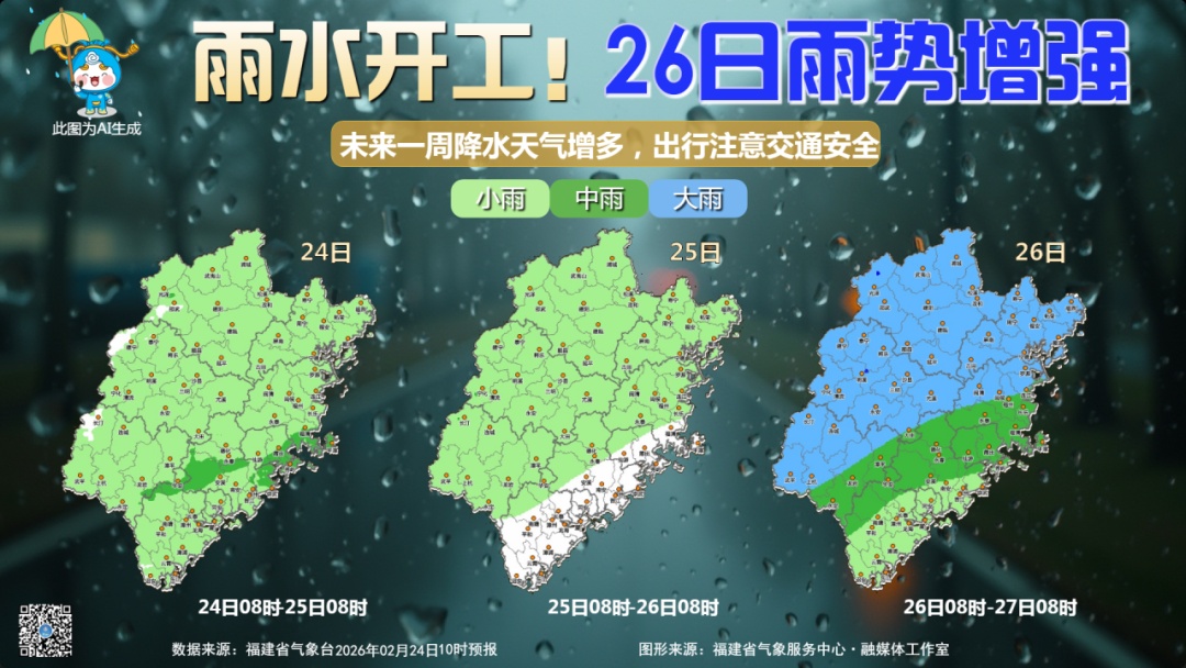 大雨!暴雨!福建未来天气太刺激…… 大雨!暴雨!福建未来天气太刺激……
