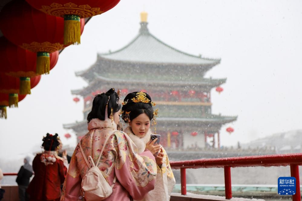 新春伊始迎降雪