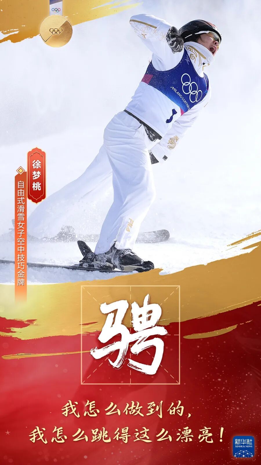 “驰、骋、骠、骧、骁”，5枚金牌配这5个字，绝了！