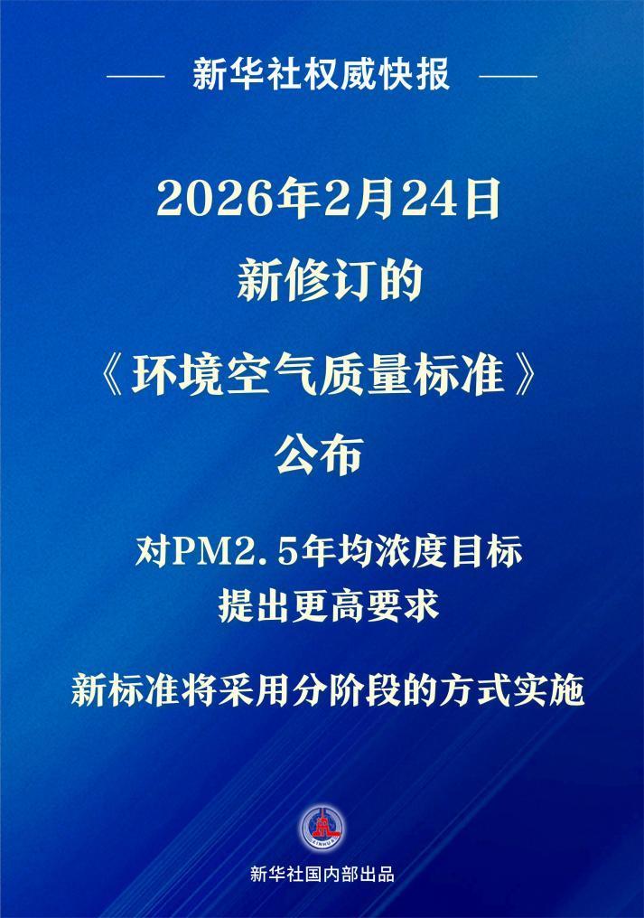 新华社权威快报丨环境空气质量新国标来了!“好天气”标准更严 新华社权威快报丨环境空气质量新国标来了!“好天气”标准更严